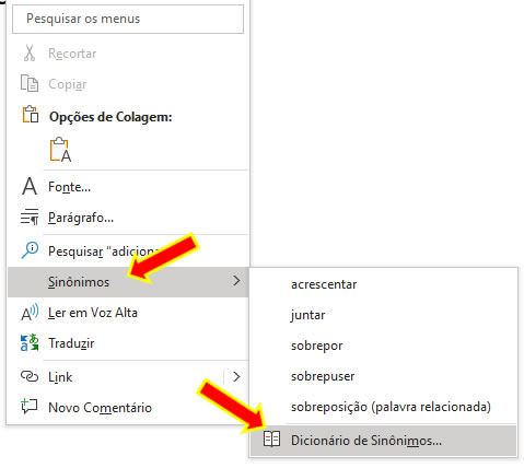 Ver mais sinônimos Ver mais sinônimos