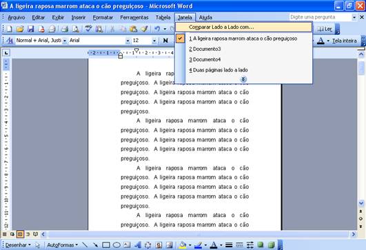 Comparar lado a lado com Comparar lado a lado com