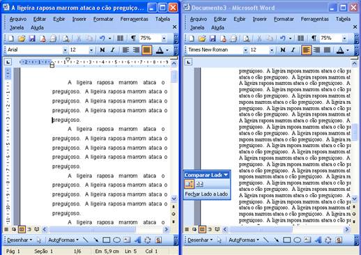 Documentos lado a lado Documentos lado a lado