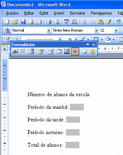 Formulário Formulário