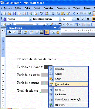 Propriedades Propriedades