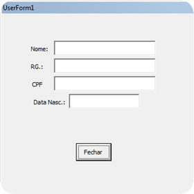 Formulário com cantos arredondados Formulário com cantos arredondados
