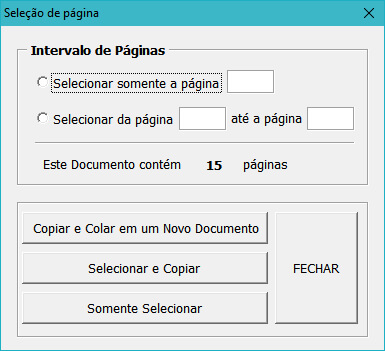 Selecionar Intervalo de Páginas no Word