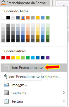 Forma sem Preenchimento Forma sem Preenchimento