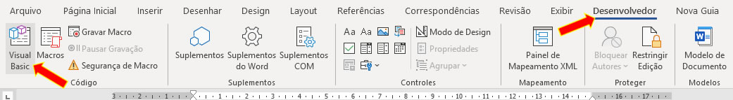 Editor do Visual Basic Editor do Visual Basic