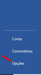Opções do Word 365 Opções do Word 365