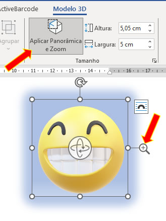 Aplicar Zoom em Imagem 3D