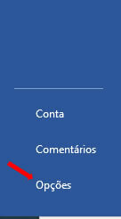 Opções do Word 365