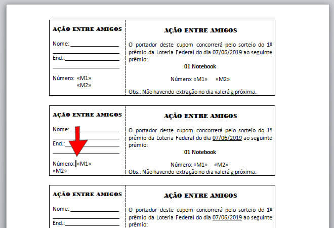 Próximo Registro próximo registro
