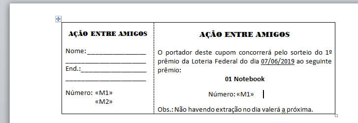 Número de Rifa número de rifa