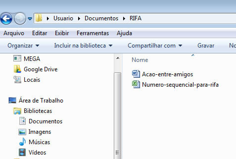 salvar planilha com números de rifa salvar planilha com números de rifa
