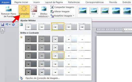 Correções de imagens Correções de imagens