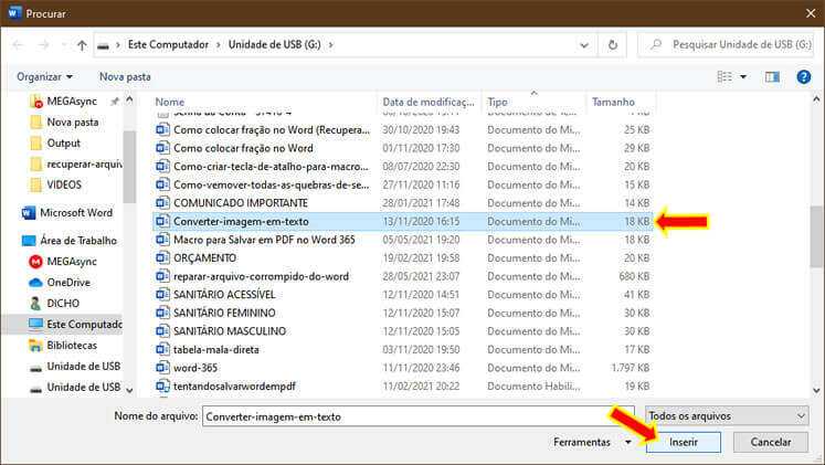 Inserir Documento Corrompido Inserir Documento Corrompido