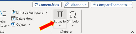 Inserir Equação Inserir Equação