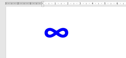 Símbolo do Infinito Símbolo do Infinito no Word
