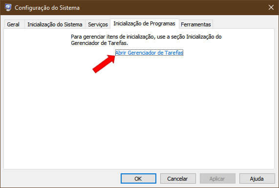 Abrir o Gerenciador de Tarefas Abrir o Gerenciador de Tarefas